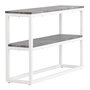 Voir la diapositive 1 : Paris Prix Console Design Double  Rise  110cm Gris & Blanc