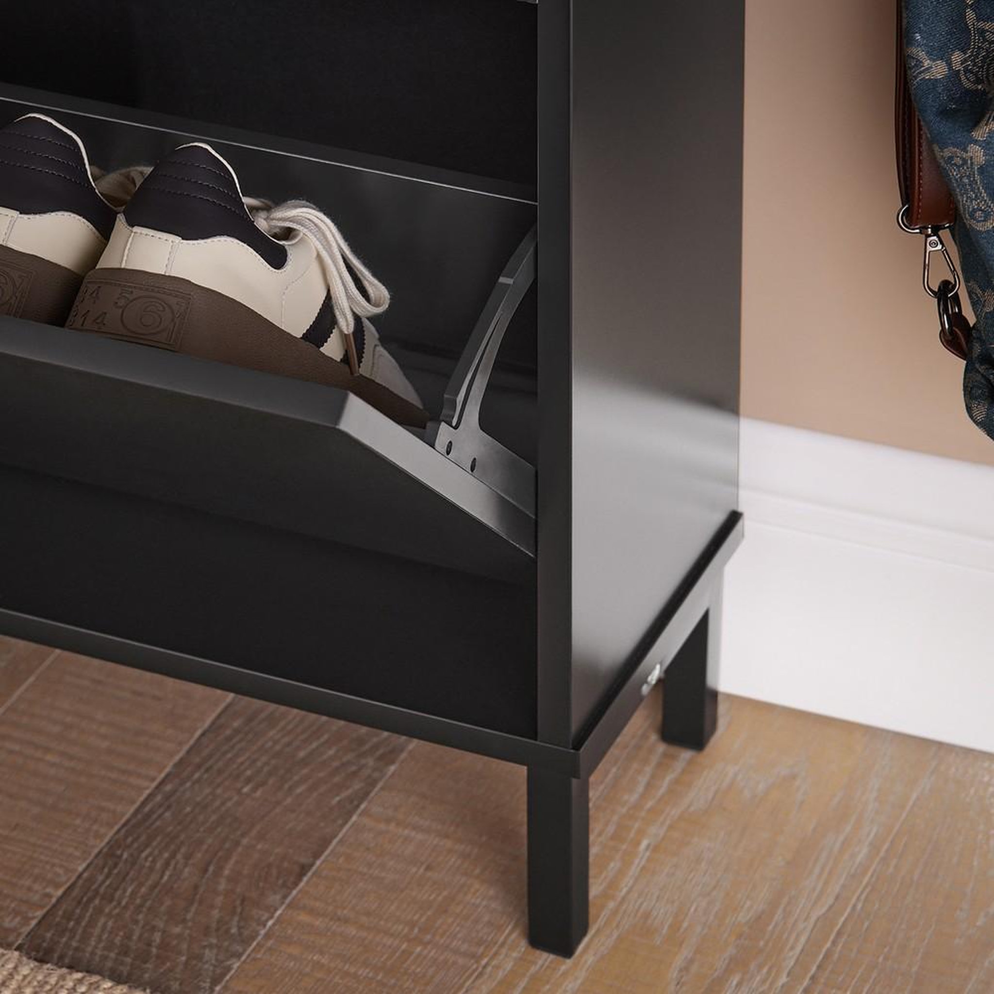 Voir la diapositive 6 : SOBUY SoBuy - Meuble À Chaussures 4 portes - Minimaliste - FSR100