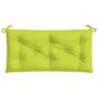 Voir la diapositive 4 : VIDAXL Coussin de banc de jardin vert brillant 100x50x7cm tissu oxford