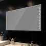 VIDAXL Miroir de salle de bain 100 x 60 cm avec lumieres LED