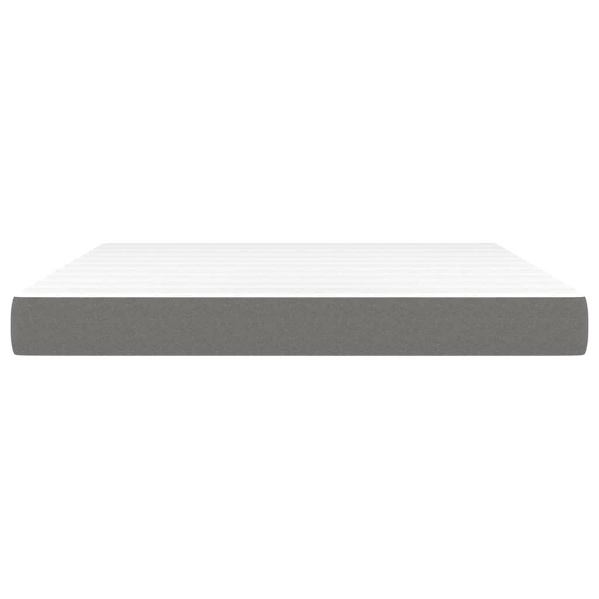 Voir la diapositive 3 : VIDAXL Matelas de lit a ressorts ensaches Gris fonce 180x200x20 cm