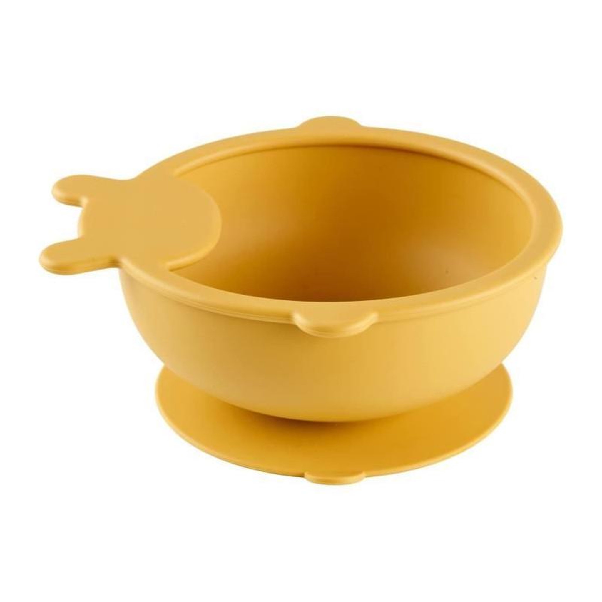 THERMOBABY Bol Ventouse - THERMOBABY - Silicone - Jaune Miel, antidérapant et incassable