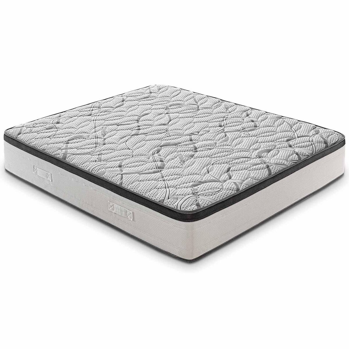 ILOVESLEEP Matelas Mousse DELUXE - Epaisseur 15 Cm - Réversible - Côté Été/hiver