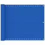 VIDAXL Ecran de balcon Bleu 75x400 cm PEHD