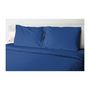 Voir la diapositive 2 : HOME LINGE PASSION Drap plat - HOME LINGE PASSION - 240 x 300 cm - Bleu