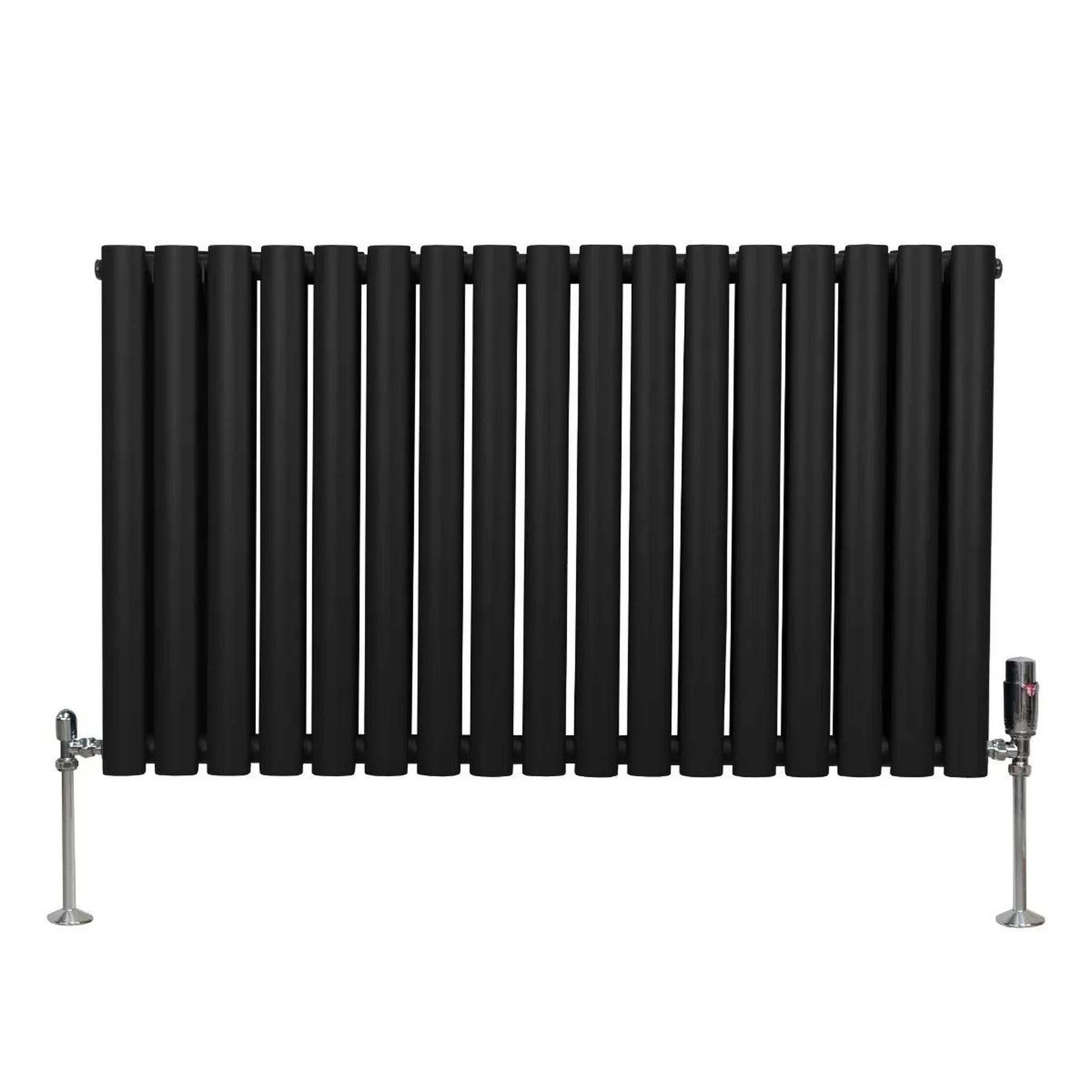 Voir la diapositive 2 : MONSTERSHOP Radiateur à colonnes ovales & robinet, 2 panneaux - 600 x 1020 mm