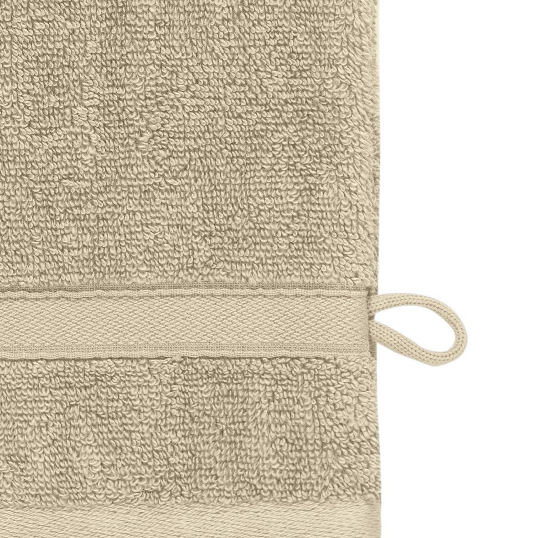 Voir la diapositive 3 : Sensei Maison Lot de 3 gants de toilette 600 g/m² SENSILK - 16x22 cm