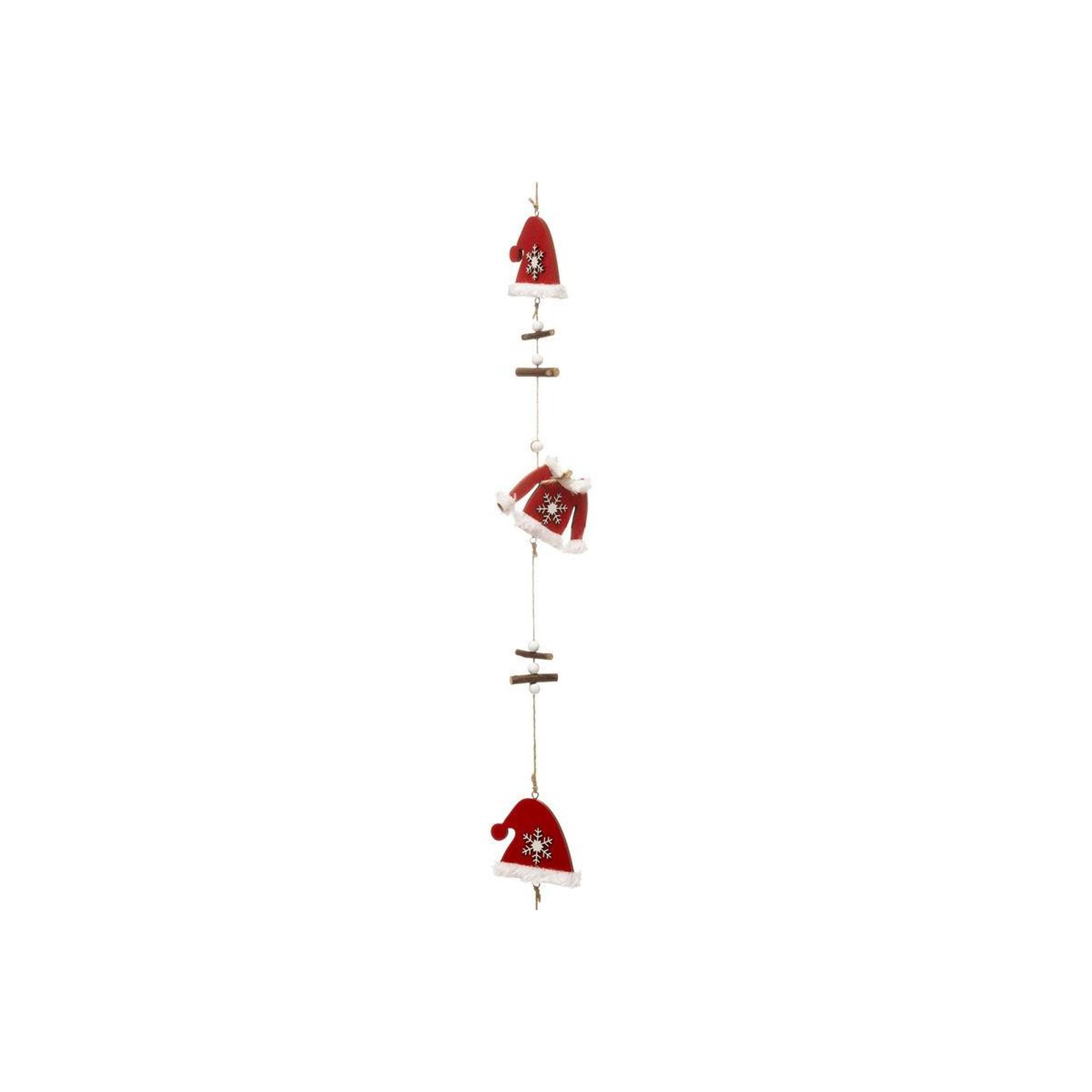 FEERIC LIGHT & CHRISTMAS Guirlande de noël  étoile  150cm rouge