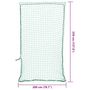 Voir la diapositive 6 : VIDAXL Filet pour remorque avec corde elastique vert 3,5x2 m PP