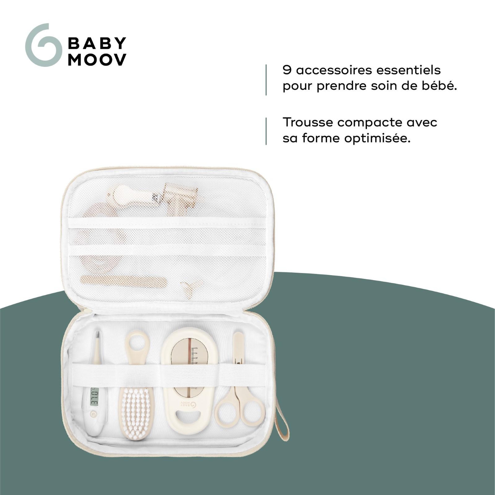 Voir la diapositive 3 : BABYMOOV Trousse de soin sable babymoov - 9 accessoires essentiels