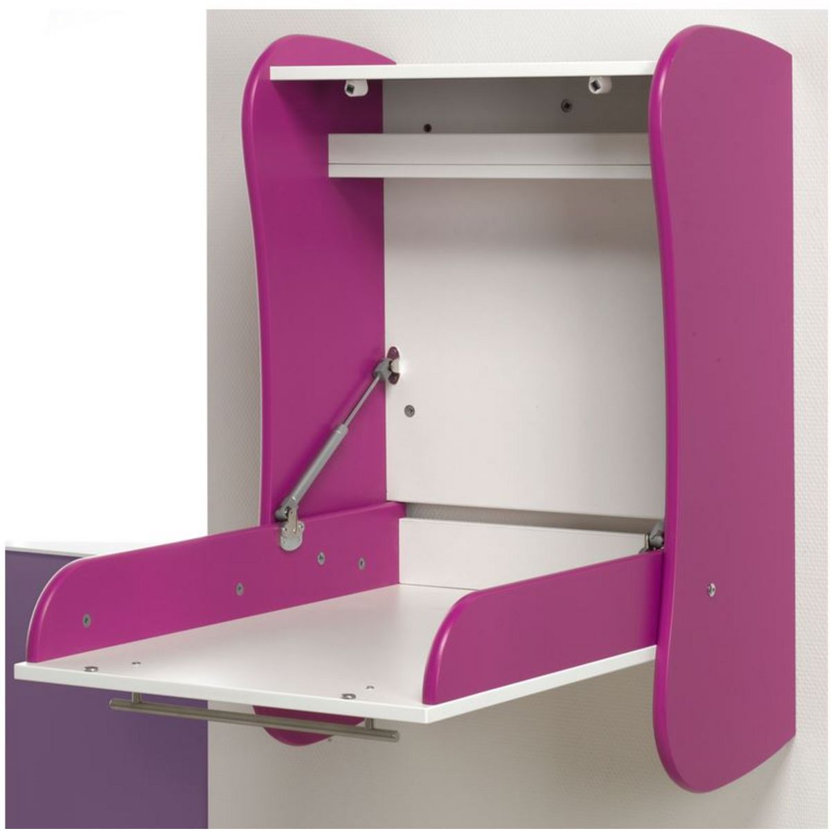 Table à langer Murale - Coloris prune 