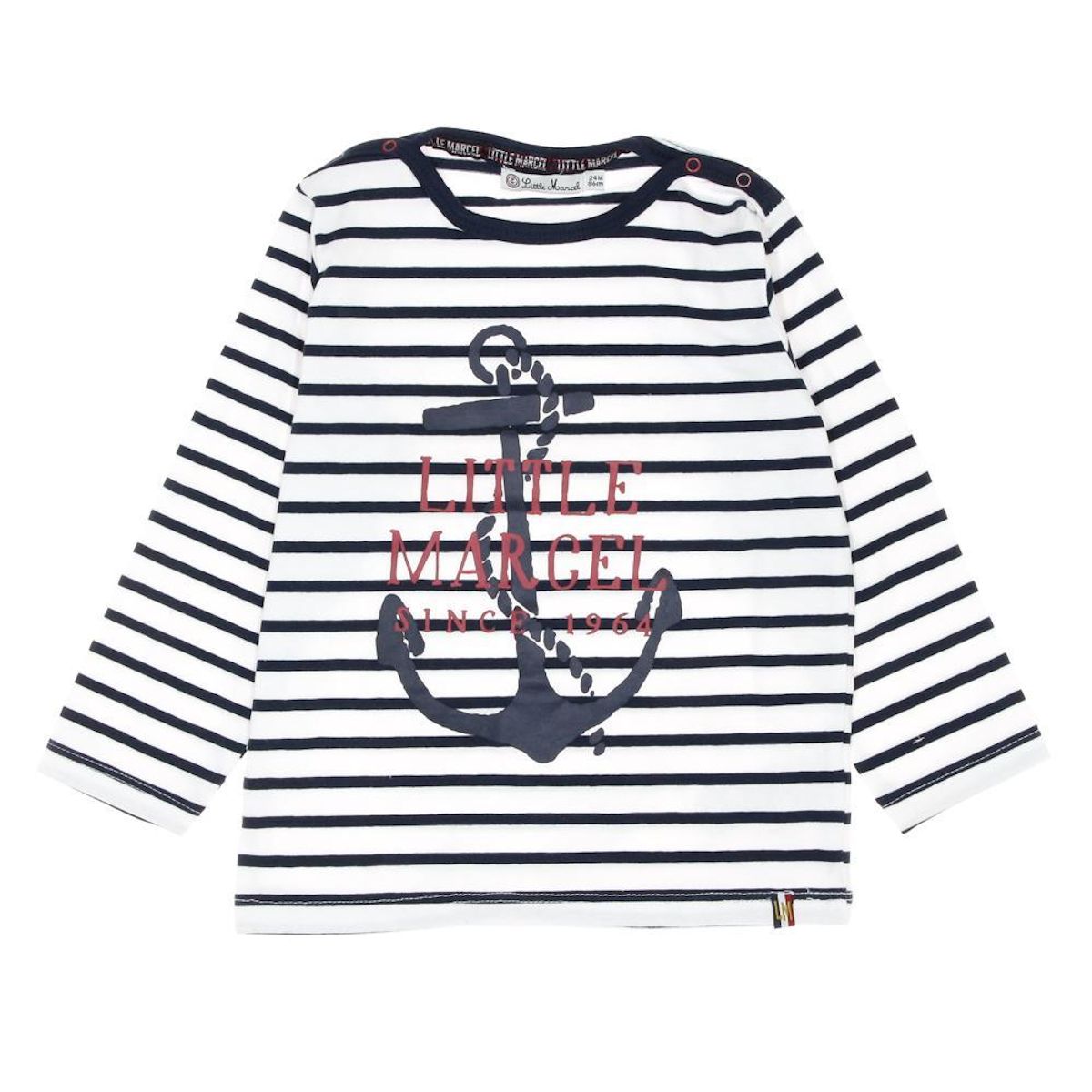 Little Marcel T shirt Manches Longues  Garçon Little Marcel LMEV0019