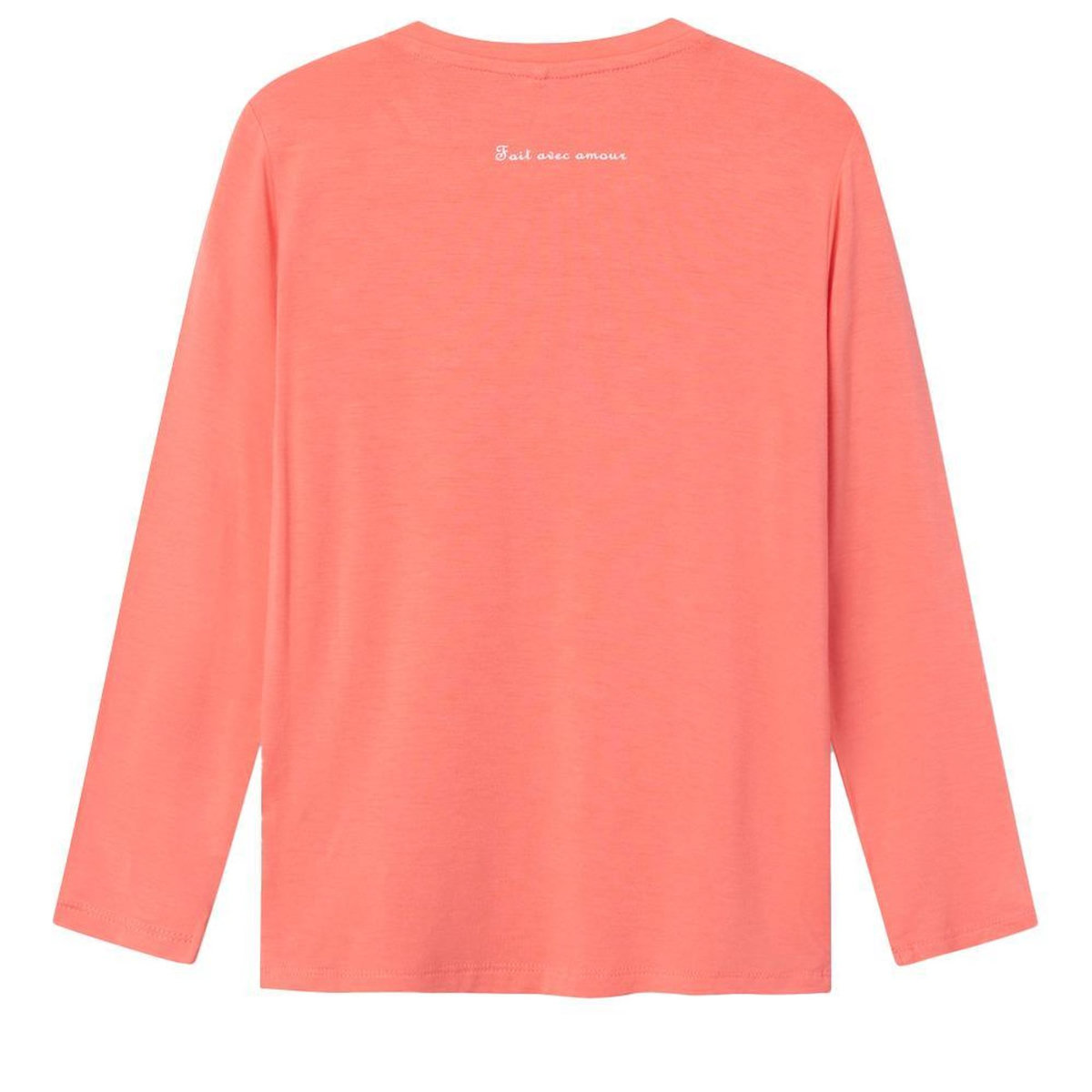 NAME IT T-shirt Manches Longues Orange Fille Name it Fnjafa
