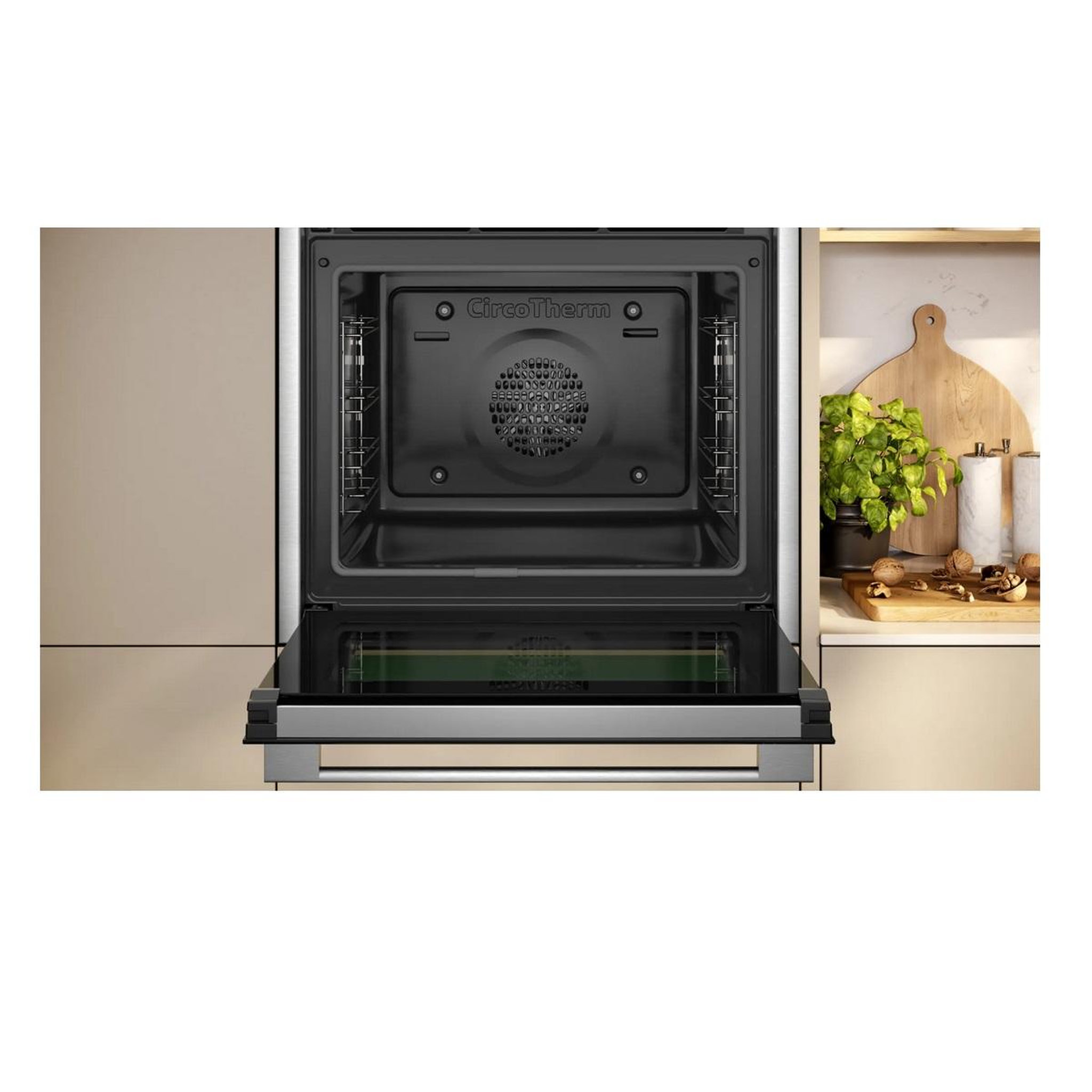 Voir la diapositive 4 : Neff Four intégrable 71l 60cm pyrolyse noir - b24cr71n0