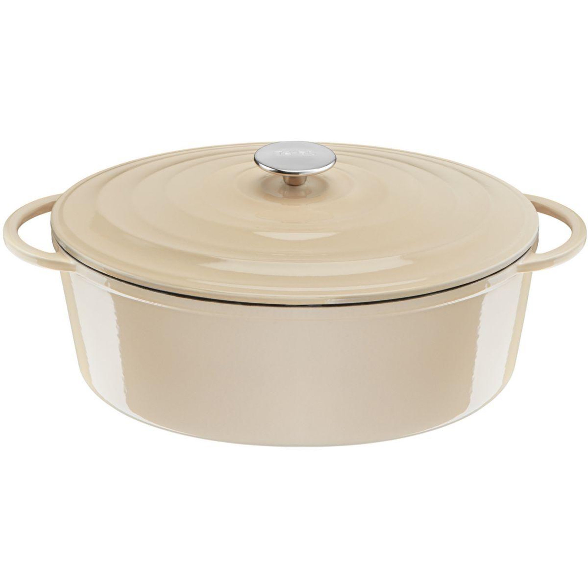 TEFAL Cocotte fonte lov faitout 34cm beige