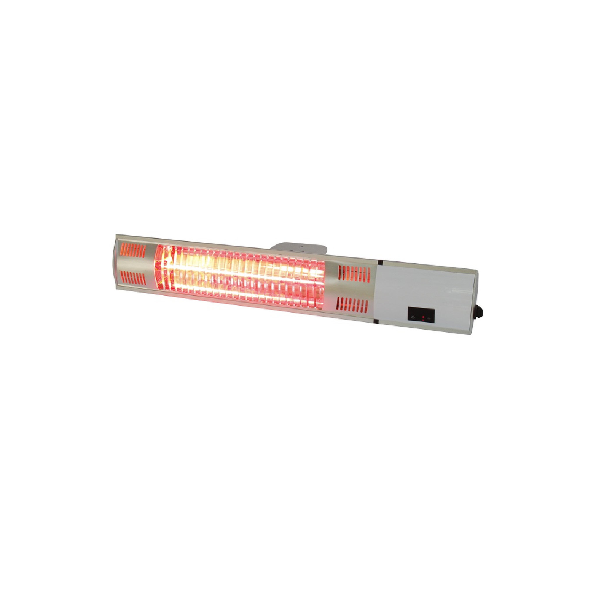 Voir la diapositive 1 : FAVEX Parasol chauffant électrique acier - ALBA