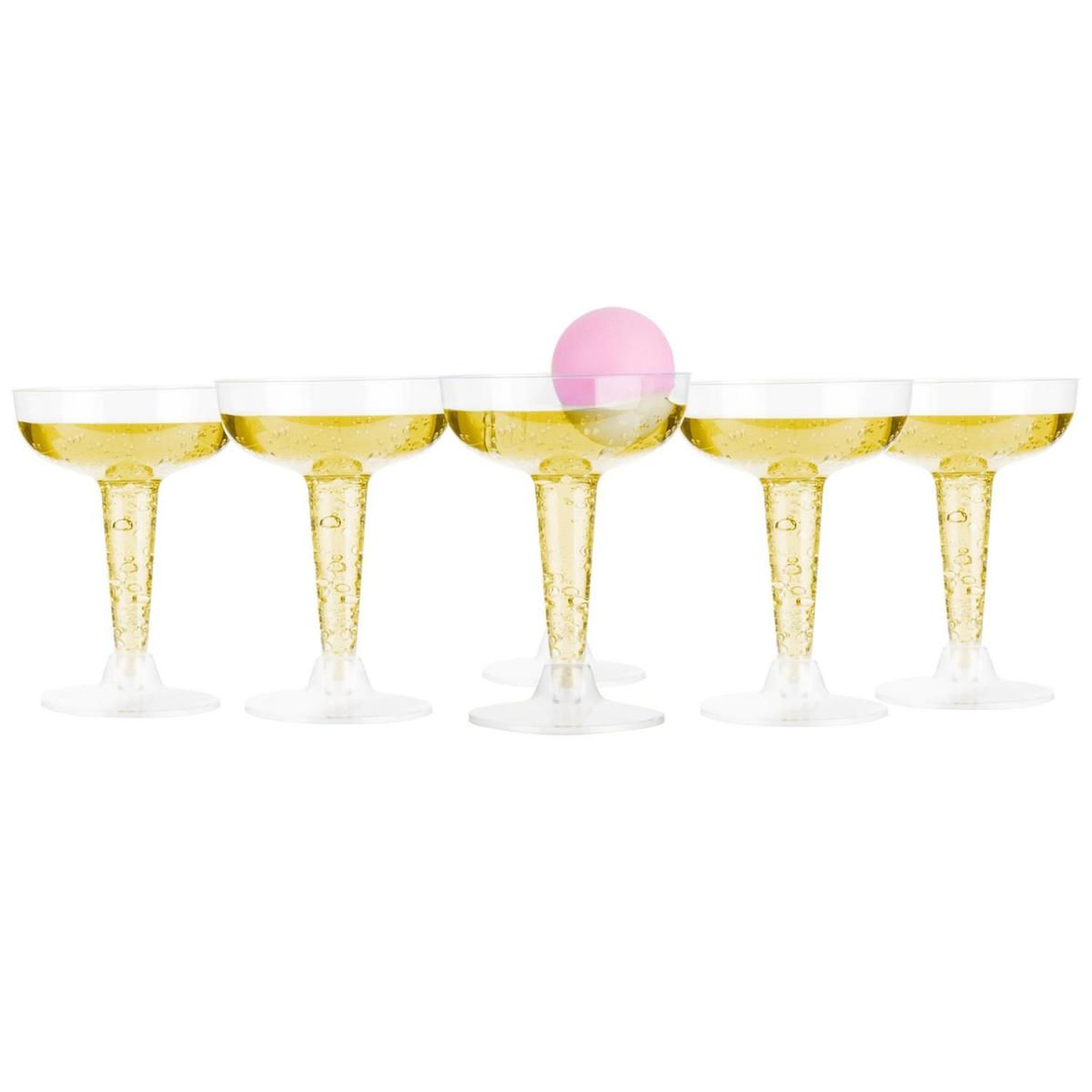 Voir la diapositive 2 : MISTER GADGET Jeu à boire  petill-pong  10cm transparent & rose