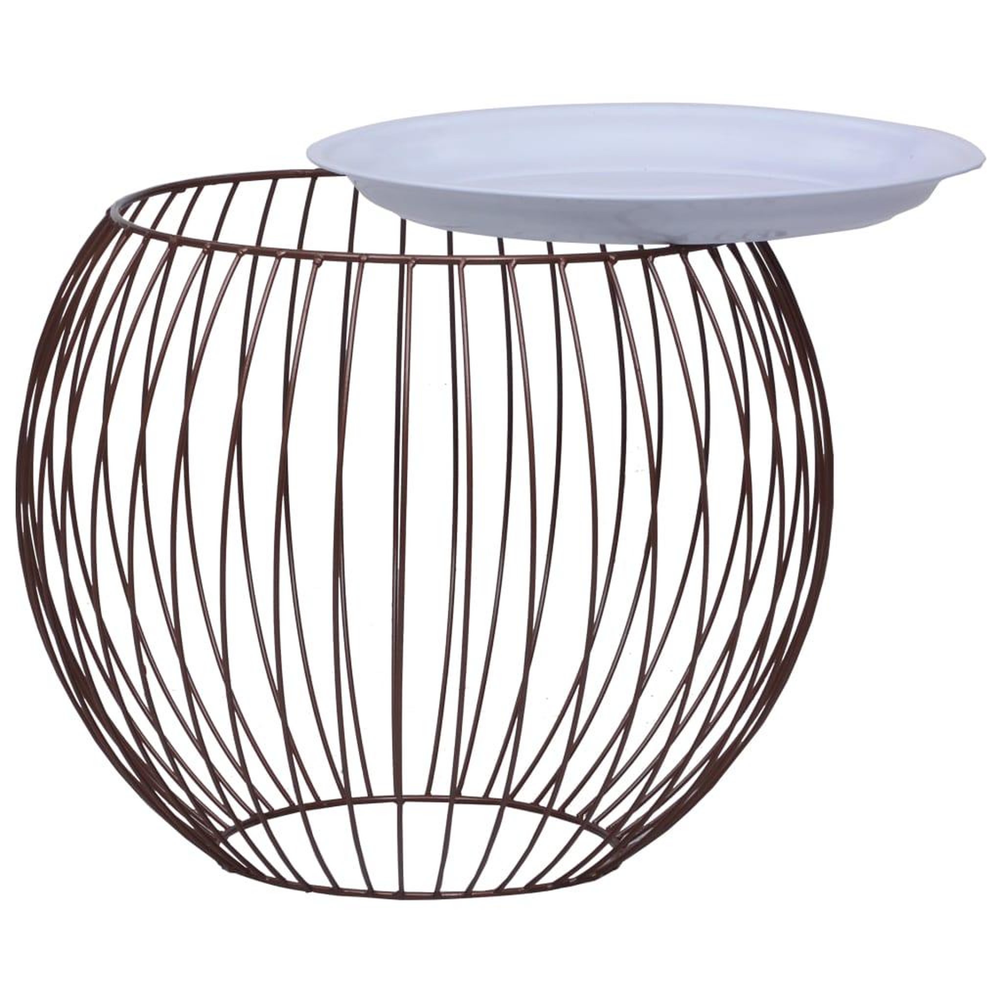 Voir la diapositive 2 : VIDAXL Table basse Dore Ø 51 cm