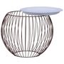 Voir la diapositive 2 : VIDAXL Table basse Dore Ø 51 cm