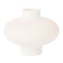 Voir la diapositive 2 : Paris Prix Vase Design Ligne & Boule  Octave  24cm Blanc