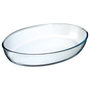 Voir la diapositive 1 : FIVE Plat à Four Ovale  Verre  35cm Transparent