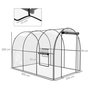 Voir la diapositive 3 : OUTSUNNY Serre tunnel serre à tomates surface sol 6 m² 3L x 2l x 2H m
