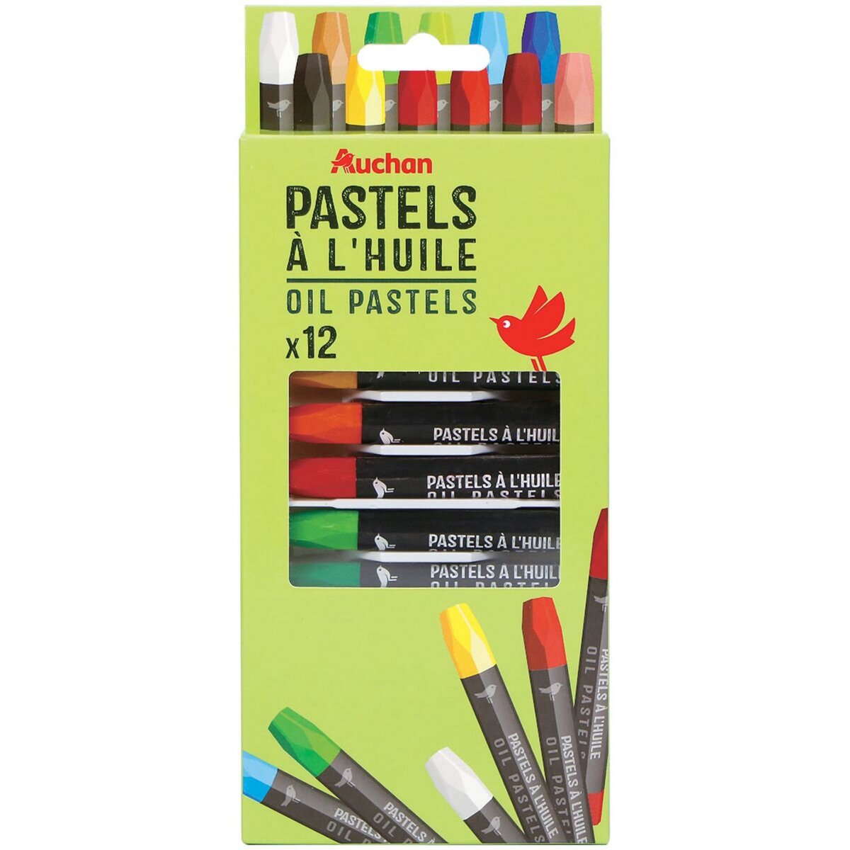 Boîte de crayons gras personnalisée