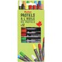 AUCHAN Boîte de 12 crayons pastels à l'huile