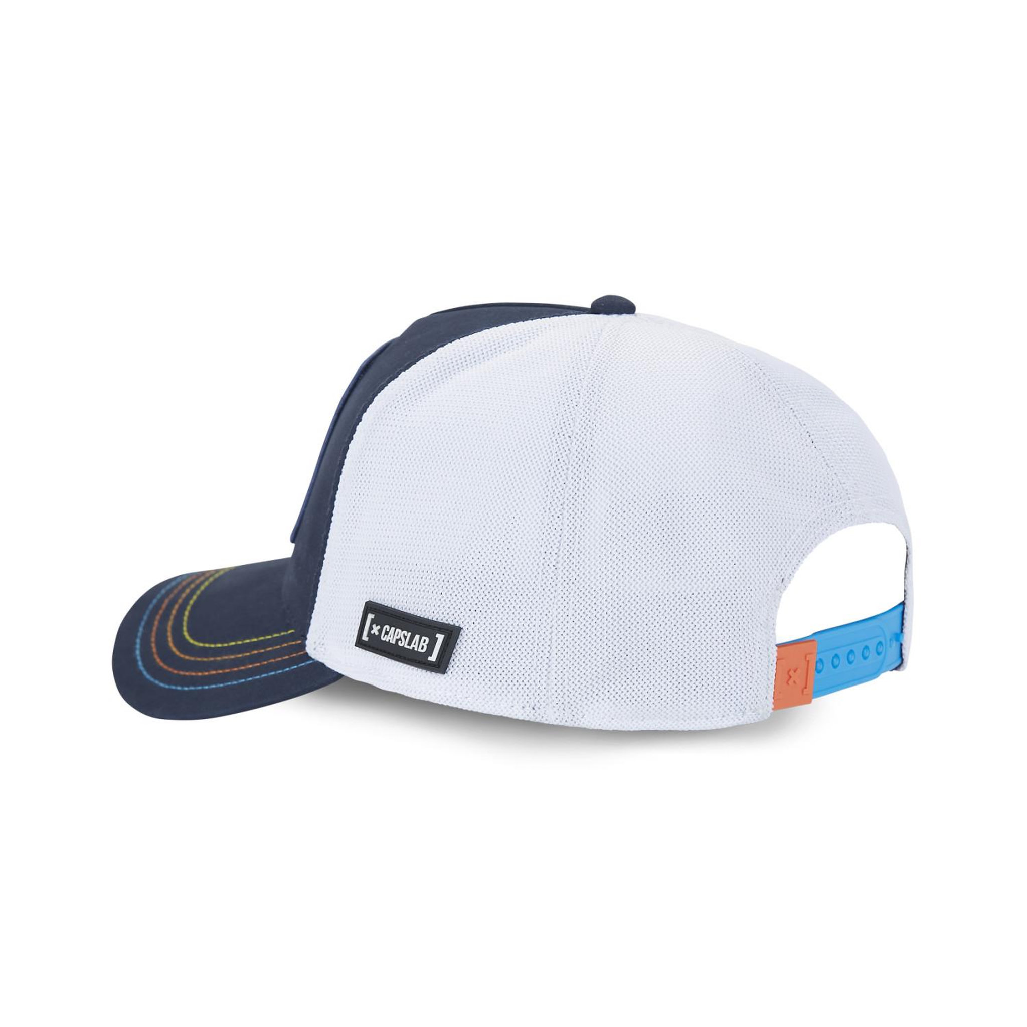 Voir la diapositive 4 : CAPSLAB Casquette homme trucker en canvas de coton finitions premium