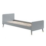 Paris Prix Lit Enfant en Bois Massif  Billy  90x200cm Gris