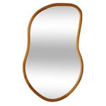 ATMOSPHERA Miroir organique en bois LIVIA - 75 x 45 cm - Beige