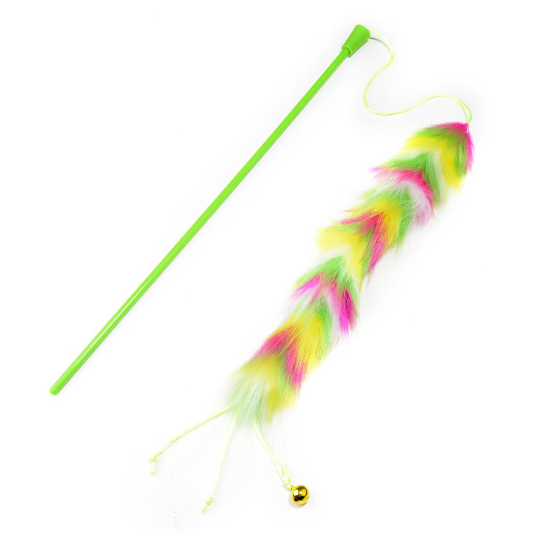 Voir la diapositive 1 : LOVE STORY Jouet pour Chien & Chat  Canne à Pêche  43cm Vert