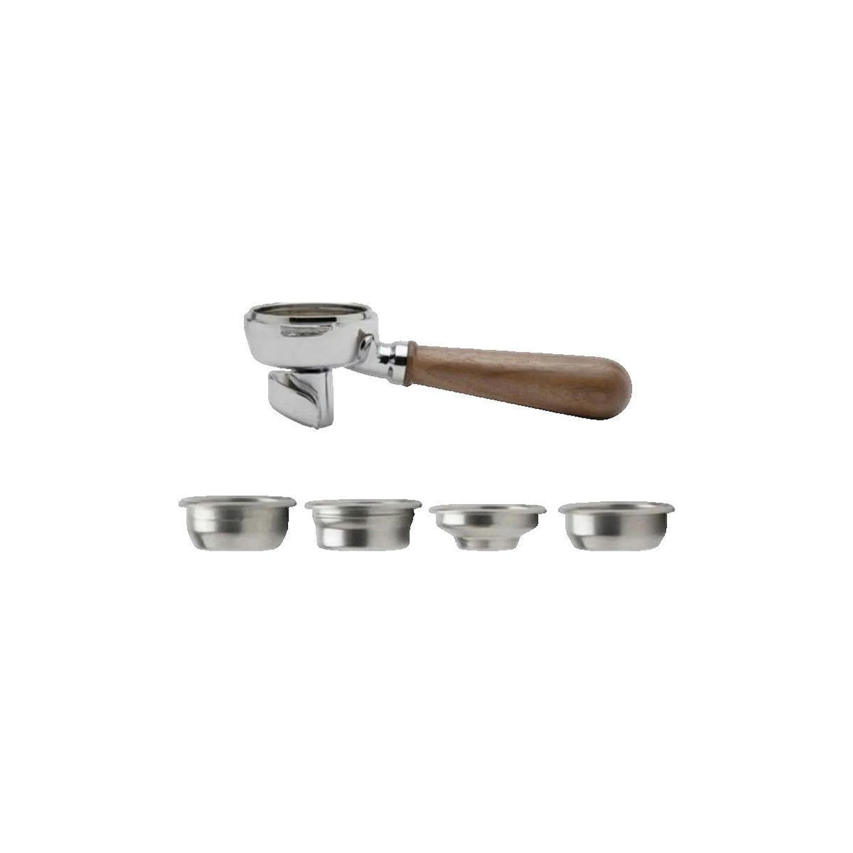 LILLET Portefiltre Lelit LELIT58 Poignée en bois de noyer