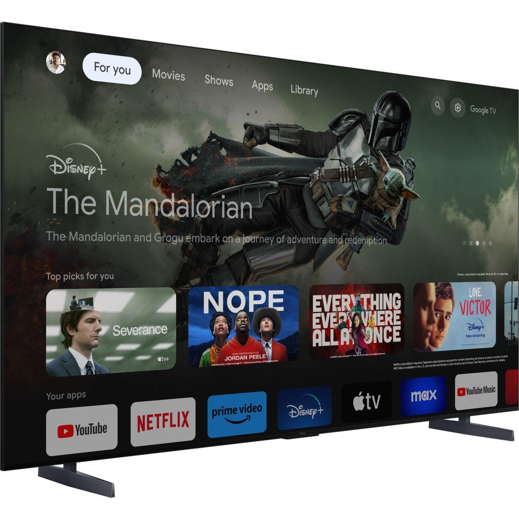 Voir la diapositive 5 : TCL TV QLED Mini LED 85X955
