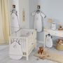 Voir la diapositive 3 : PTIT BASILE Drap housse bébé coton Bio 60x120 cm - imprimé Little Paris