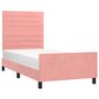 Voir la diapositive 3 : VIDAXL Cadre de lit sans matelas rose 80x200 cm velours