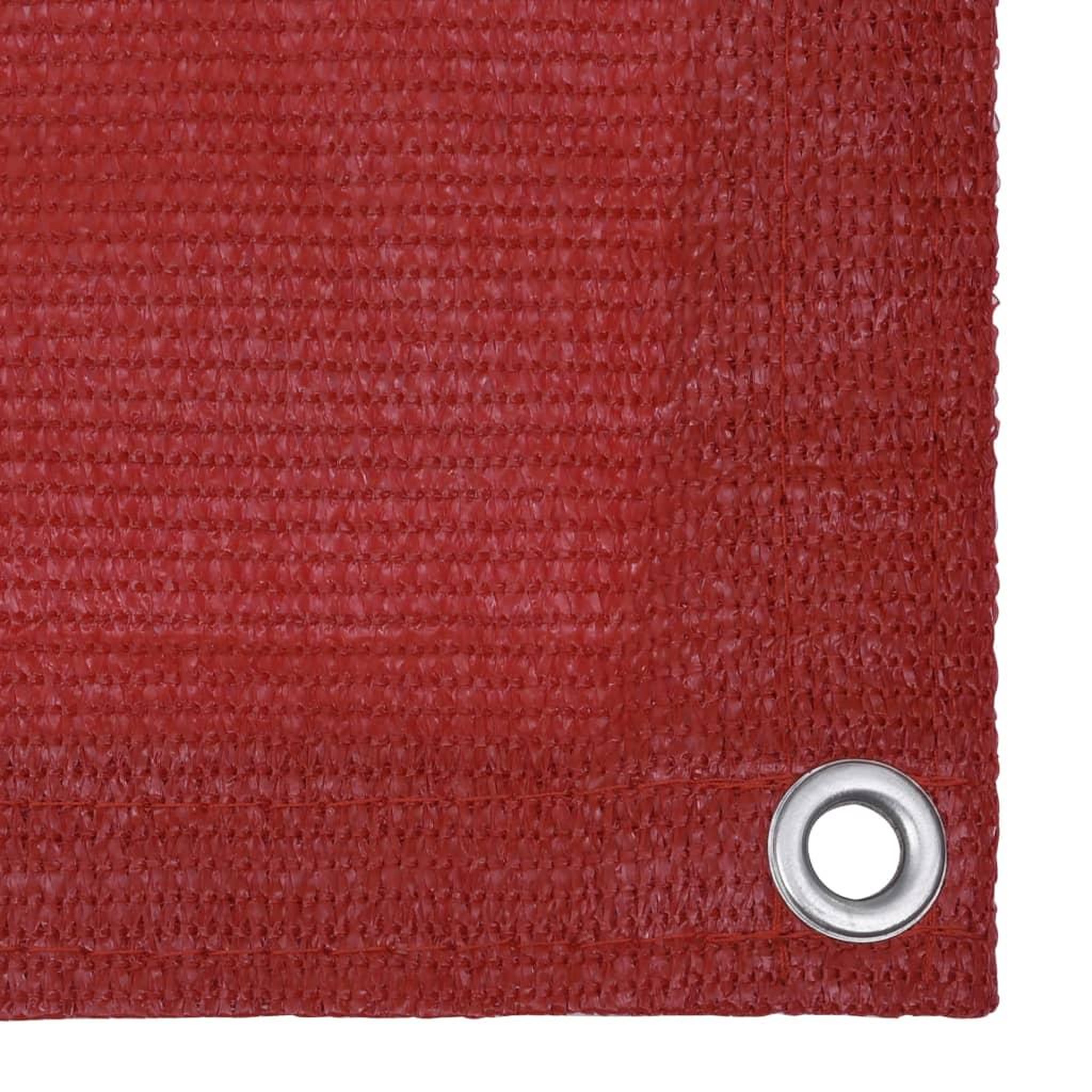 Voir la diapositive 3 : VIDAXL Ecran de balcon Rouge 120x600 cm PEHD