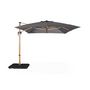 Voir la diapositive 4 : SWEEEK Parasol déporté rectangulaire 3x4m - Wimereux - Parasol excentré inclinable dans 5 positions, rotatif à 360° + Dalles à lester 50x50cm