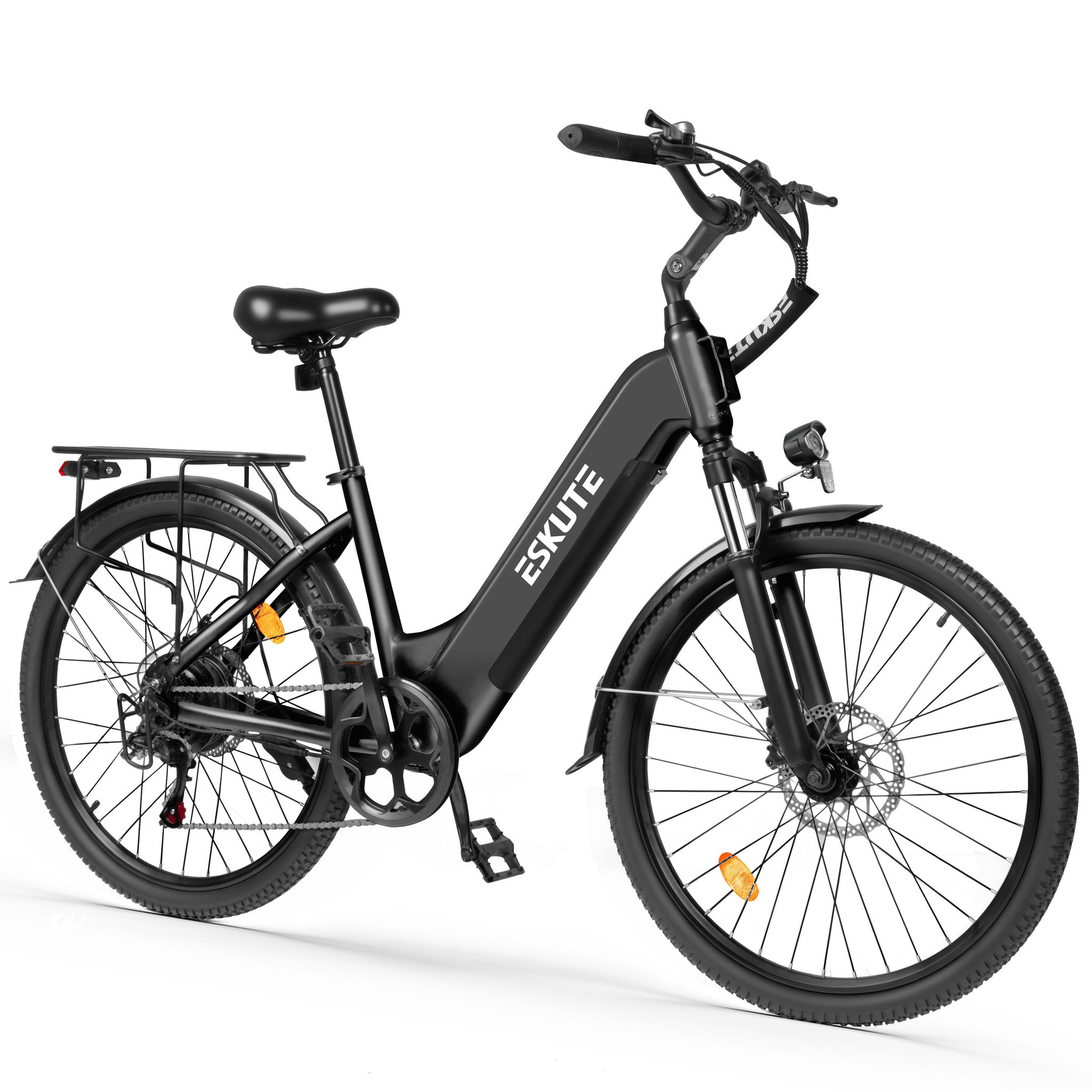 Voir la diapositive 3 : ESKUTE Vélo de ville électrique ESKUTE C202, Step-Through 26