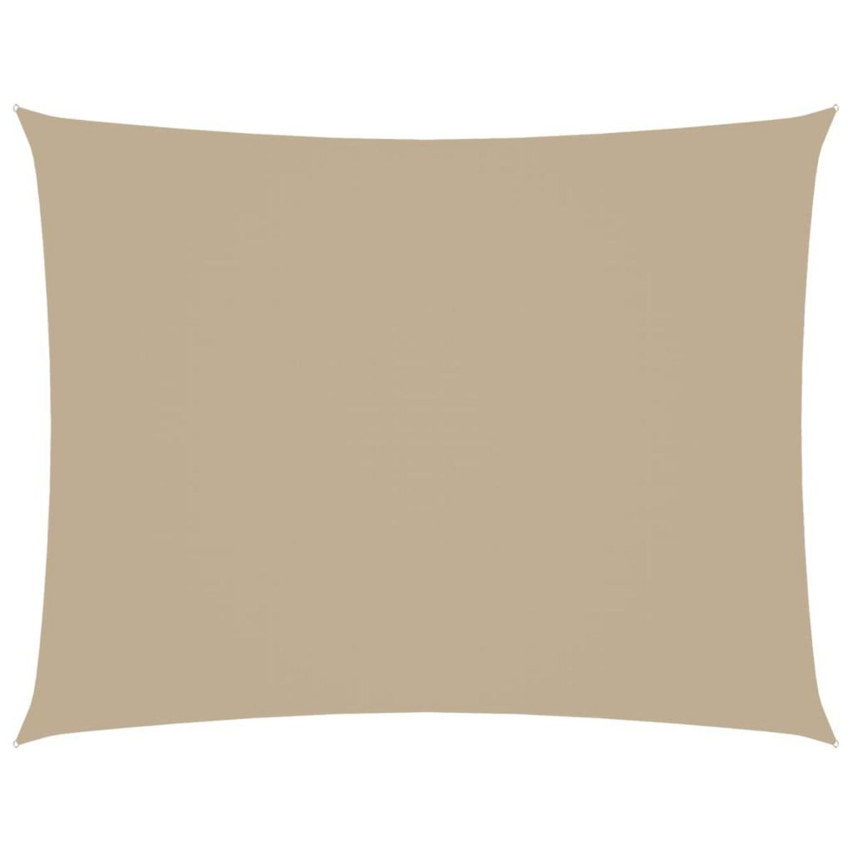 VIDAXL Voile de parasol tissu oxford rectangulaire 3,5x4,5 m beige