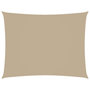 Voir la diapositive 2 : VIDAXL Voile de parasol tissu oxford rectangulaire 3,5x4,5 m beige