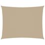Voir la diapositive 2 : VIDAXL Voile de parasol tissu oxford rectangulaire 3,5x4,5 m beige