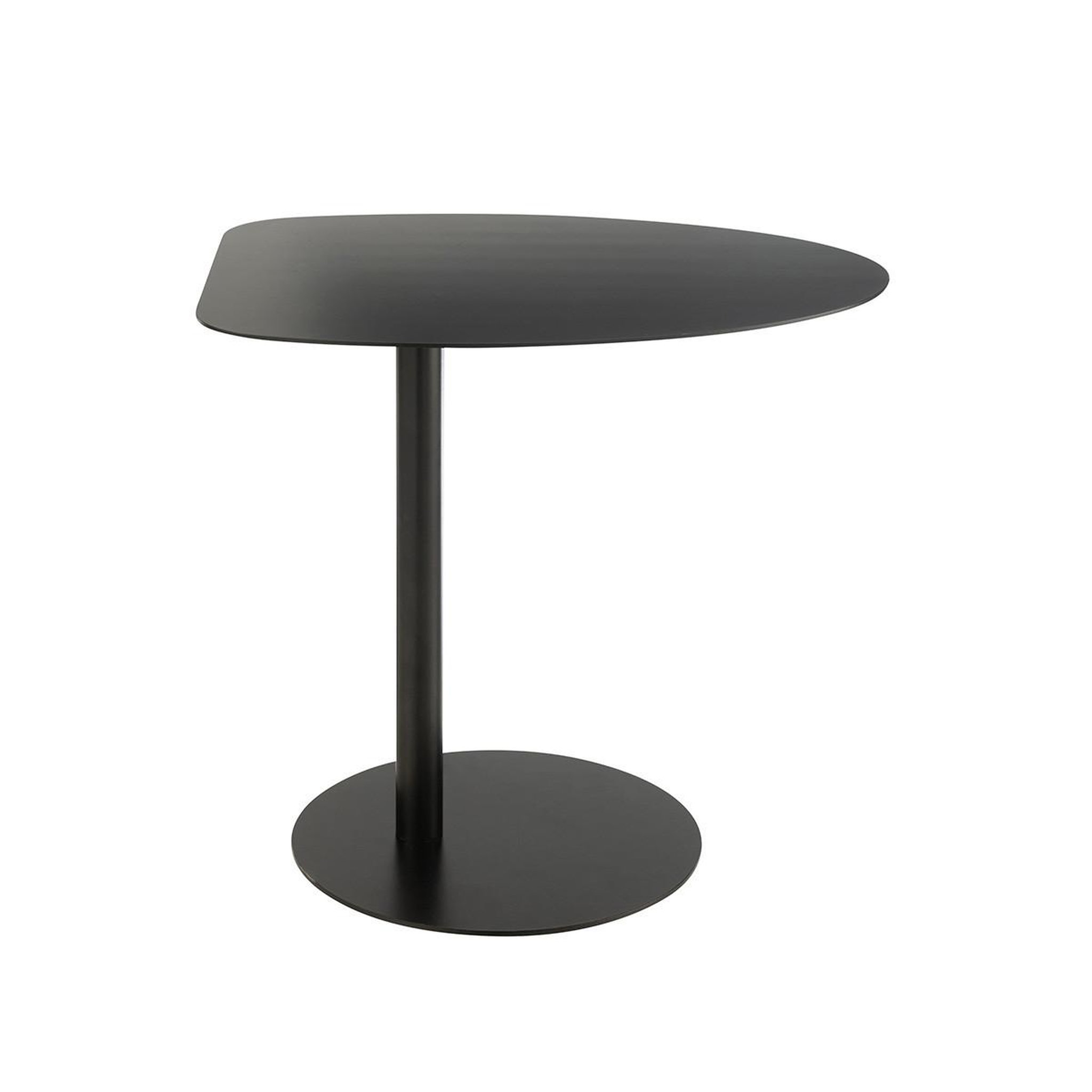 Voir la diapositive 2 : J-LINE Table d'Appoint en Métal  Ice  55cm Noir