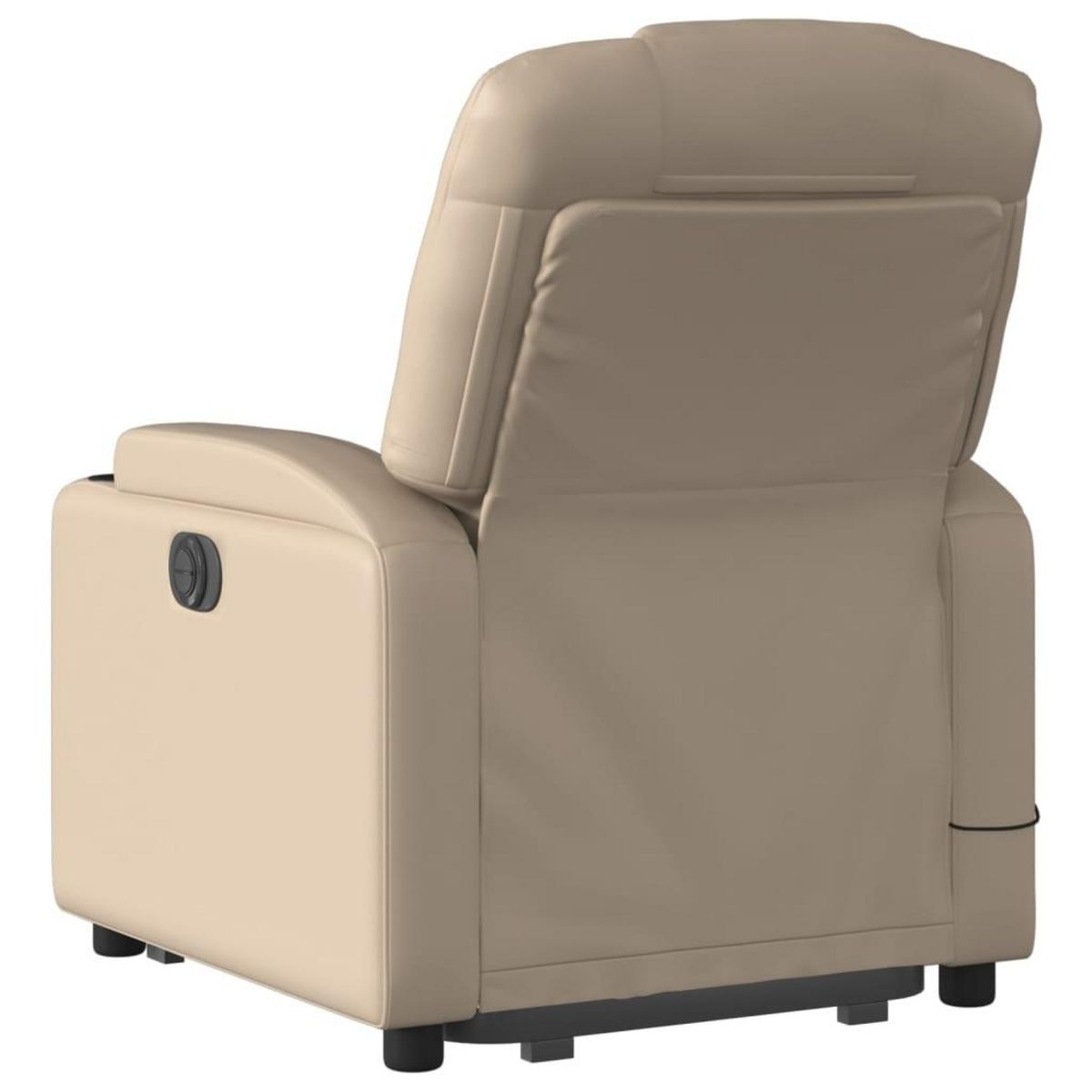 VIDAXL Fauteuil inclinable de massage Cappuccino Similicuir