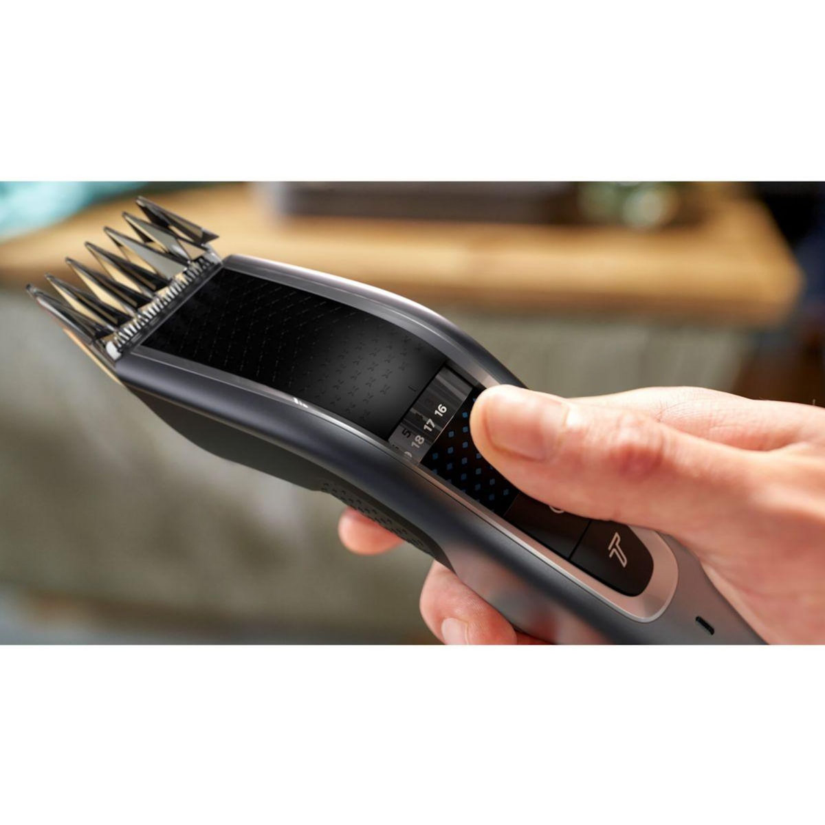 Philips Tondeuse multi usages HC5630/15, molette réglable, 28 hauteurs de coupe, précision 1 mm, autonomie 90 mn