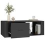 Voir la diapositive 5 : VIDAXL Table basse Noir 100x50,5x35 cm Bois d'ingenierie