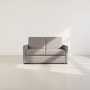 Voir la diapositive 2 : BEST MOBILIER Julia - canapé 3 places convertible express couchage quotidien 140 cm matelas 14 cm en tissu