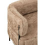 Voir la diapositive 6 : Paris Prix Canapé 2 Places Imitation Fourrure  Bun  133cm Taupe