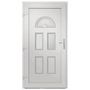 Voir la diapositive 5 : VIDAXL Porte d'entree blanc 98x198 cm PVC
