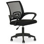 Voir la diapositive 1 : IDIMEX Chaise de bureau ergonomique JAKE réglable en tissu mesh